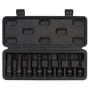 Draper Expert Impact Hex Socket Bit Set 1/2" Sq. Dr. 8 Piece