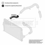 Borg & Beck Intercooler Turbo Charge Air Hose BTH1264