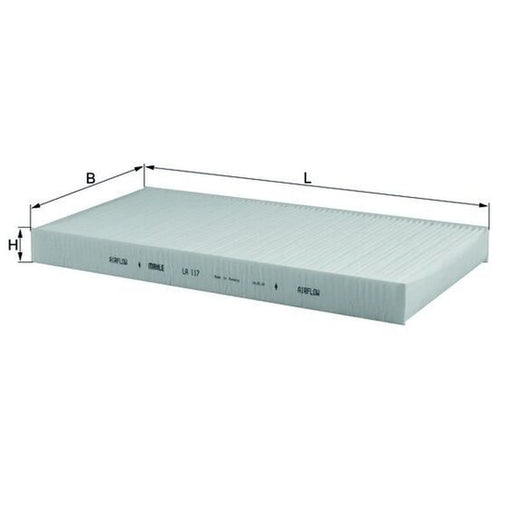Mahle Cabin Air Filter (Pollen Filter) LA 117