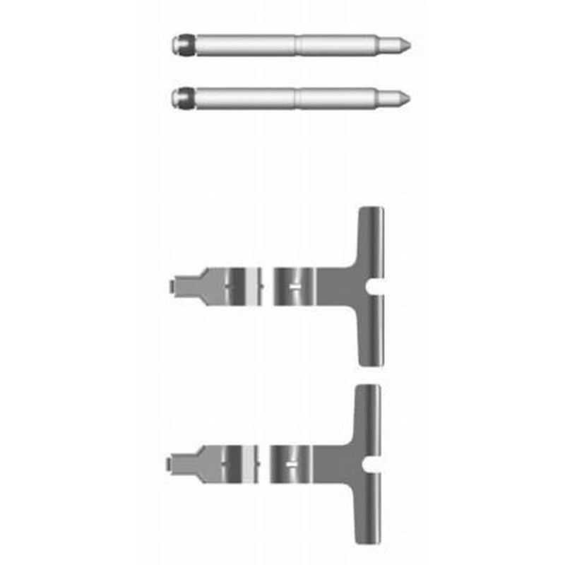 Textar Brake Pad Accessory Fitting Kit Rear 82501900