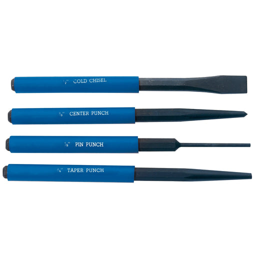 Draper Chisel and Punch Set 4 Piece Chrome Vanadium Steel