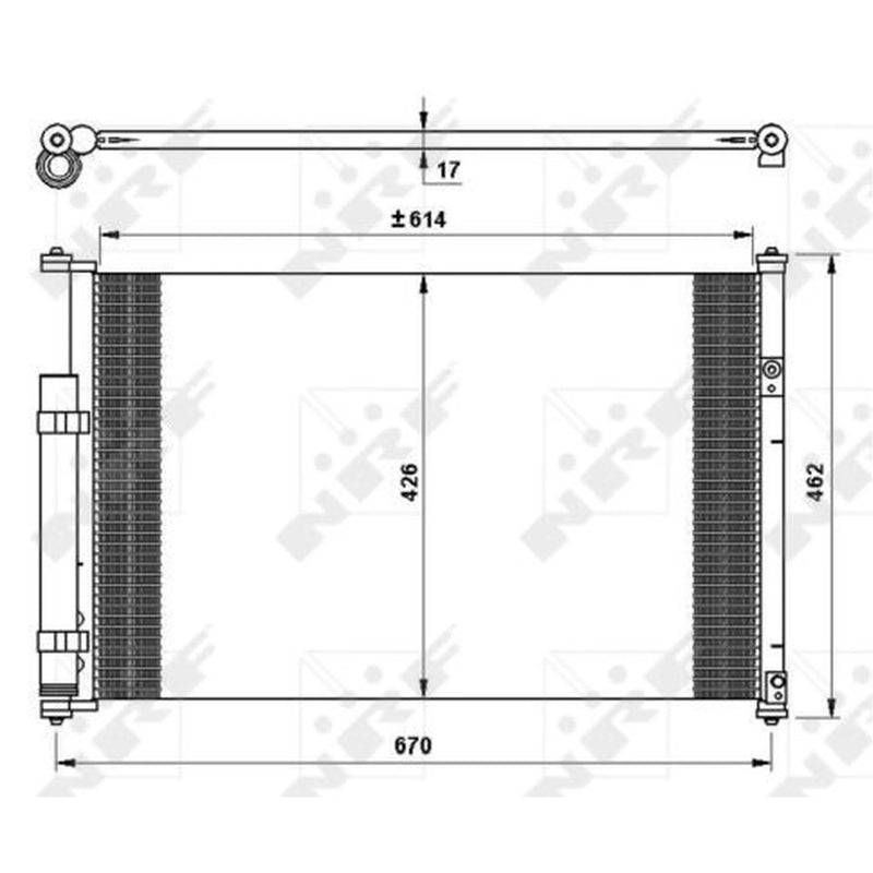 NRF Air Conditioning Condenser 35769