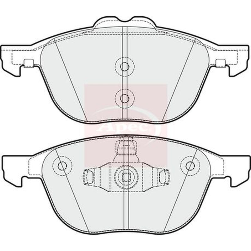 Apec Front Brake Pad Set PAD1988