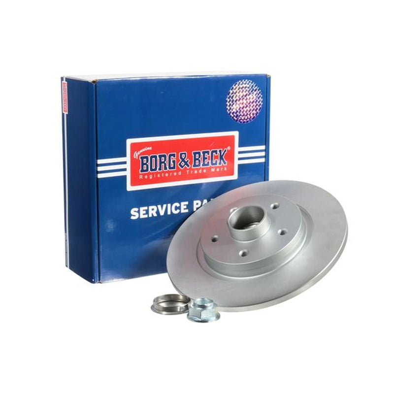 Borg & Beck 2 x Solid Rear Brake Discs BBD5840S