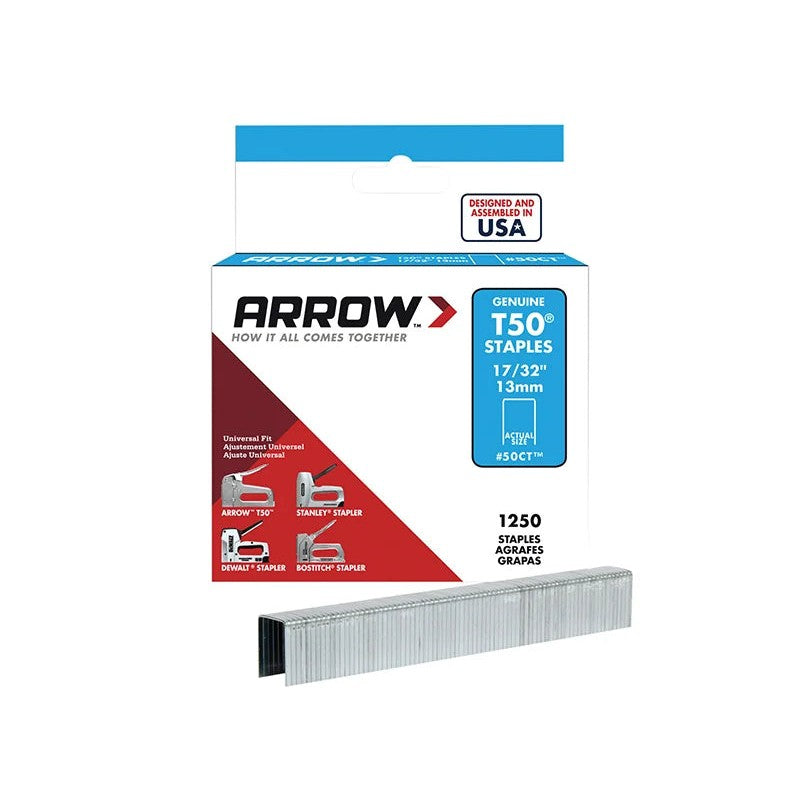 Arrow T50 Staples Ceiltile 13mm (Box 1250) - A50CT24