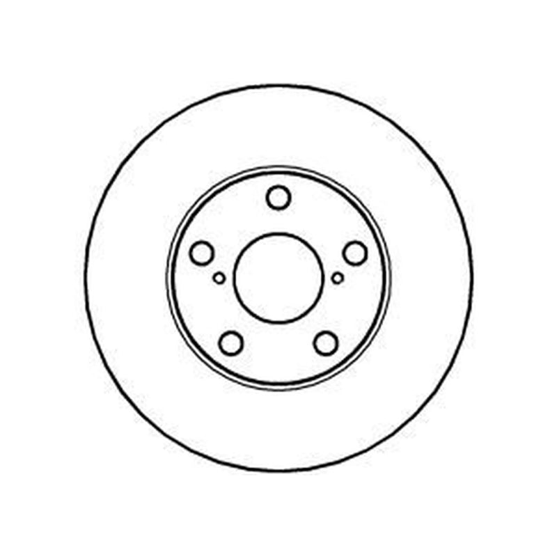 Abtex 2 x Vented Front Brake Discs BD1193V