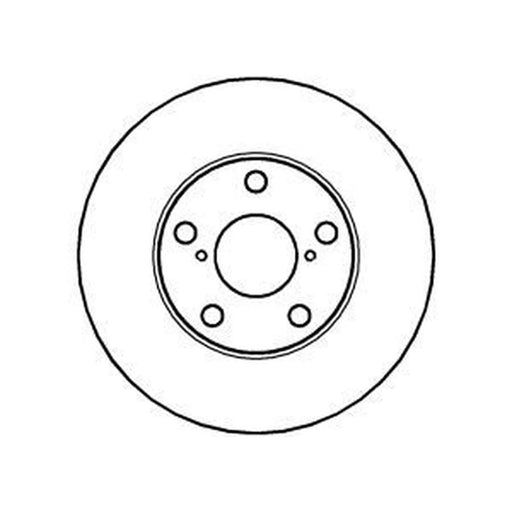 Abtex 2 x Vented Front Brake Discs BD1193V