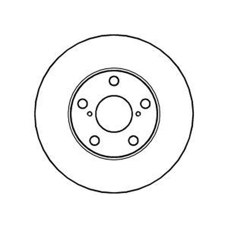 Abtex 2 x Vented Front Brake Discs BD1193V