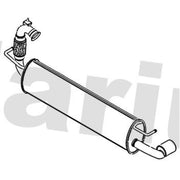 Klarius Box With Tail Pipe Rear RN1032A