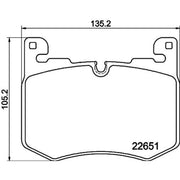 Mintex Front Brake Pad Set MDB3346