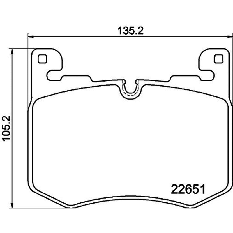 Mintex Front Brake Pad Set MDB3346
