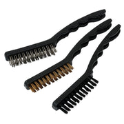 Draper Brush Set, 230mm (3 Piece) - Brass, Nylon & Steel