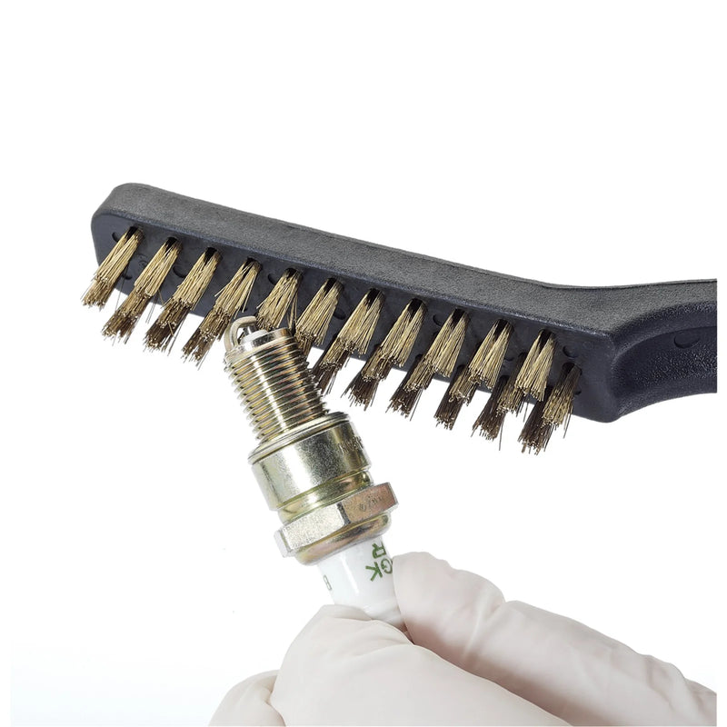 Draper Brush Set, 230mm (3 Piece) - Brass, Nylon & Steel