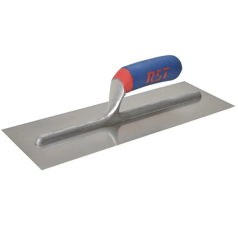 R.S.T. Plasterer's Finishing Trowel Stainless Steel Soft Touch Handle 13 x 5in