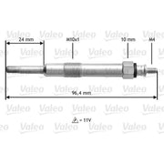 Valeo Diesel Engine Glow Plug 345150