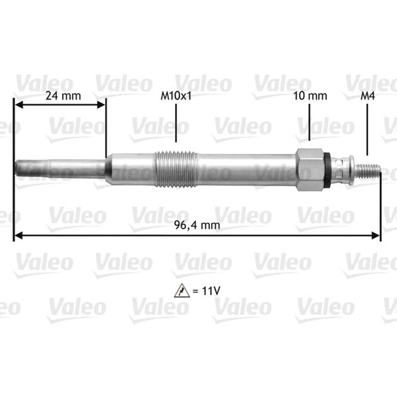 Valeo Diesel Engine Glow Plug 345150