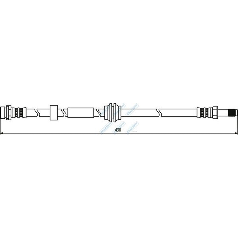 Apec Brake Hydraulic Hose Line Front BHO4188