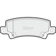 Fahren Rear Brake Pad Set FBP3308