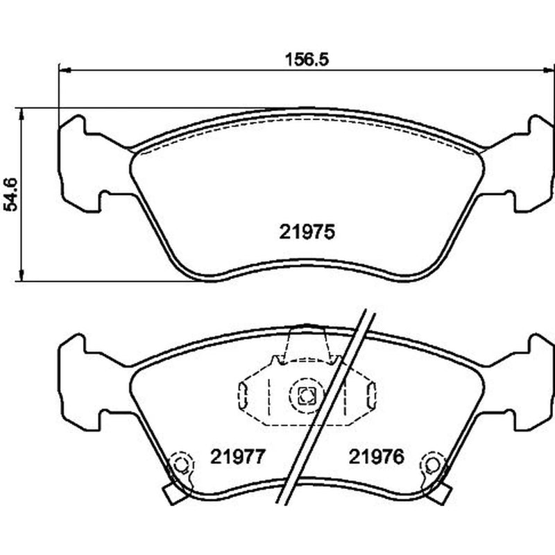 DON Front Brake Pad Set PCP1329