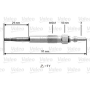 Valeo Diesel Engine Glow Plug 345125
