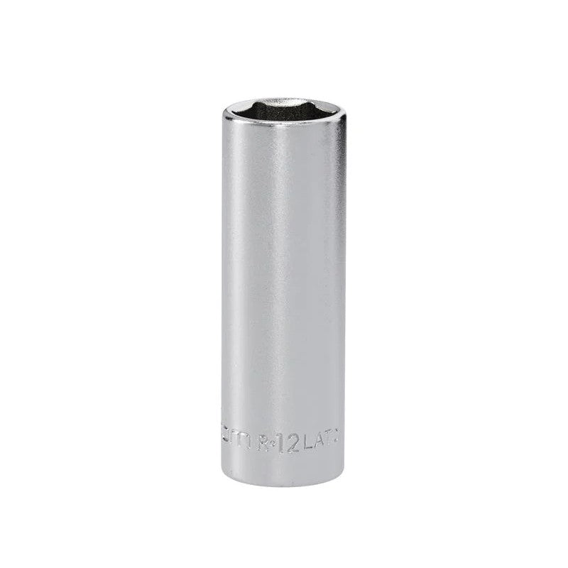 Facom R.12LAT 6 Point Deep Socket 1/4in Drive 12mm - R.12LAT