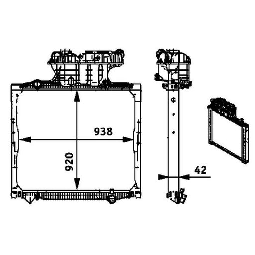 Mahle Engine Radiator CR 701 000P