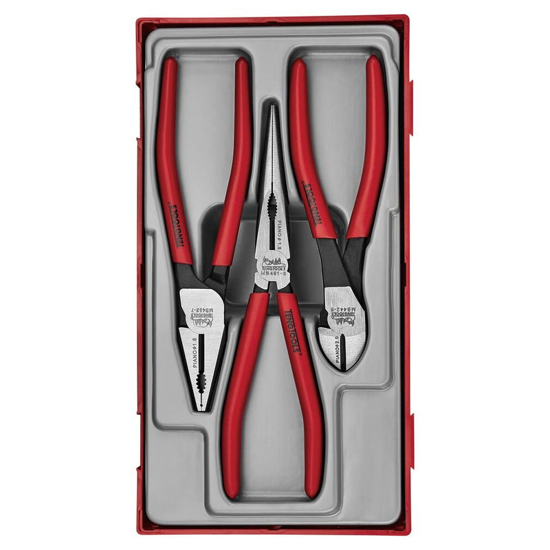 Teng Tools Pliers Set TT1 3 Pieces Vinyl Grip