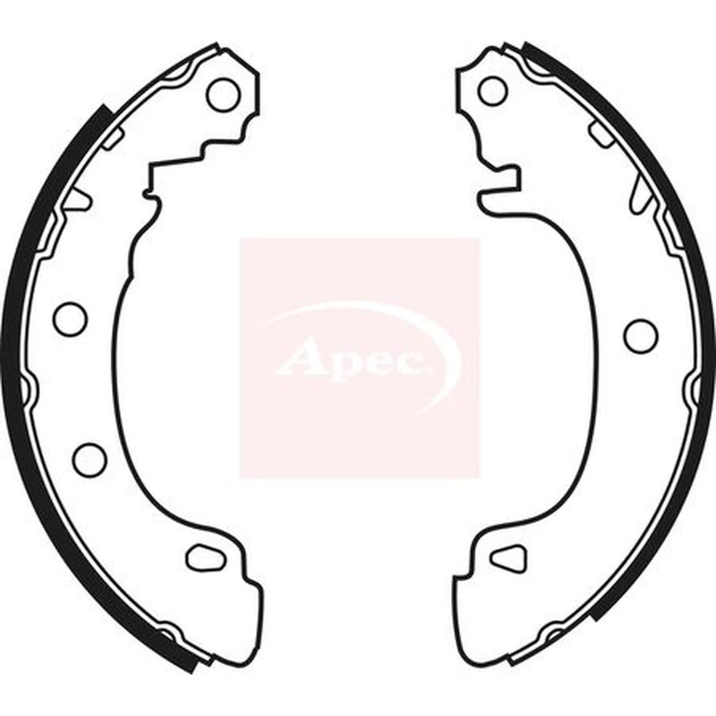 Apec Brake Shoe Set Axle Kit SHU541