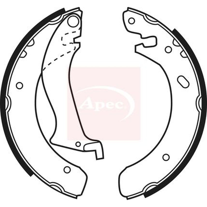 Apec Brake Shoe Set Axle Kit SHU593
