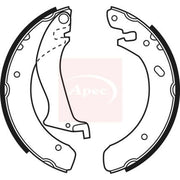 Apec Brake Shoe Set Axle Kit SHU593
