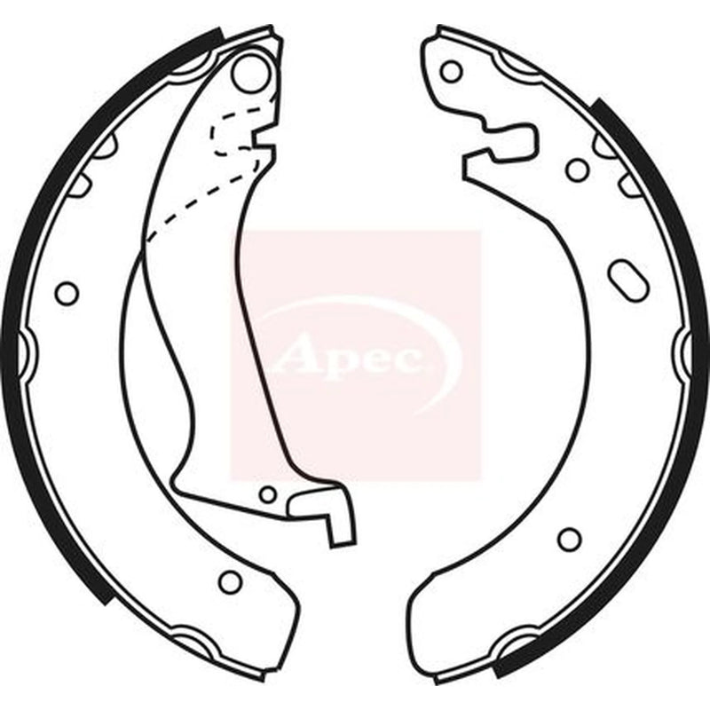Apec Brake Shoe Set Axle Kit SHU593