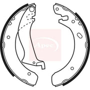 Apec Brake Shoe Set Axle Kit SHU593