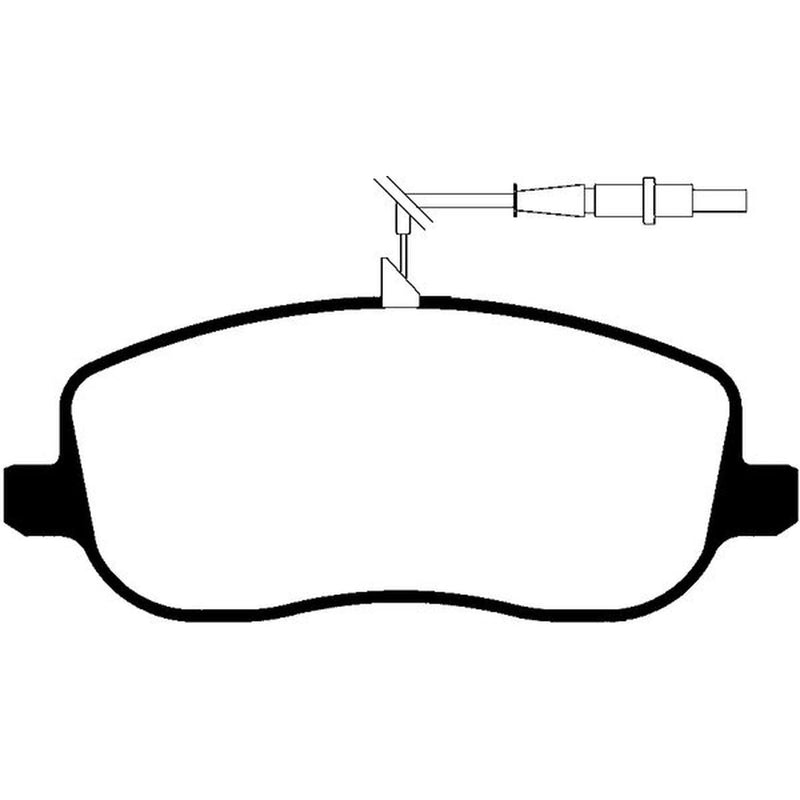 Abtex Front Brake Pad Set PLU3871