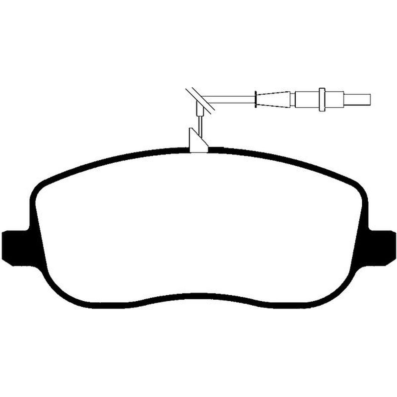 Abtex Front Brake Pad Set PLU3871