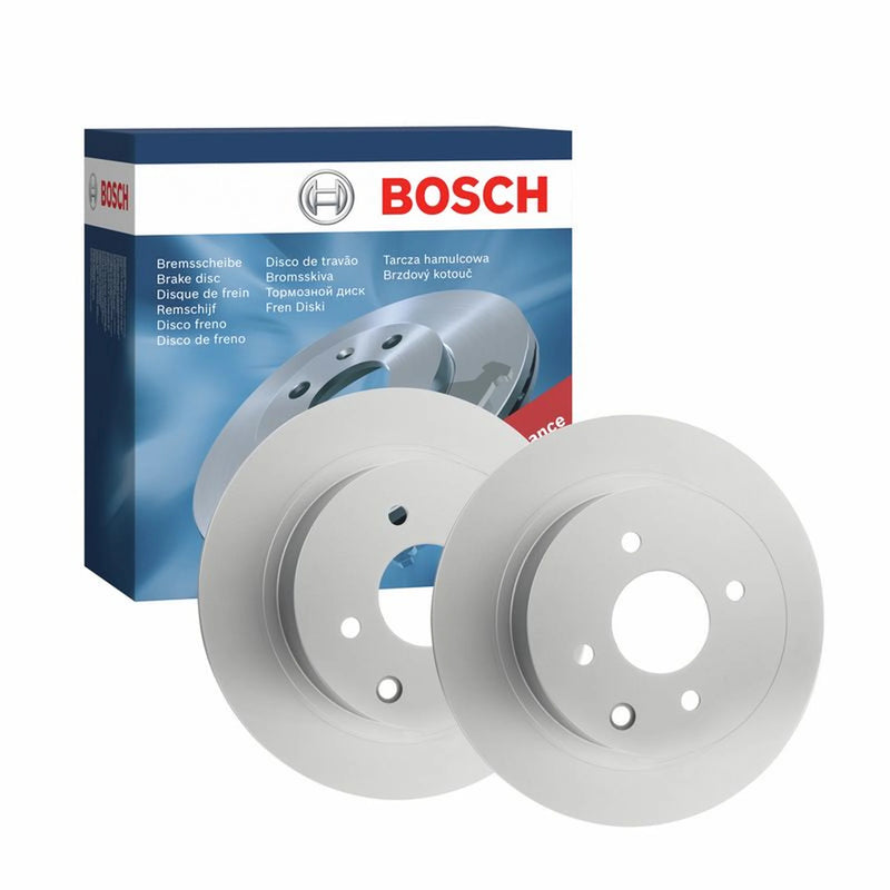 Bosch 2 x Solid Rear Brake Discs 0 986 479 742
