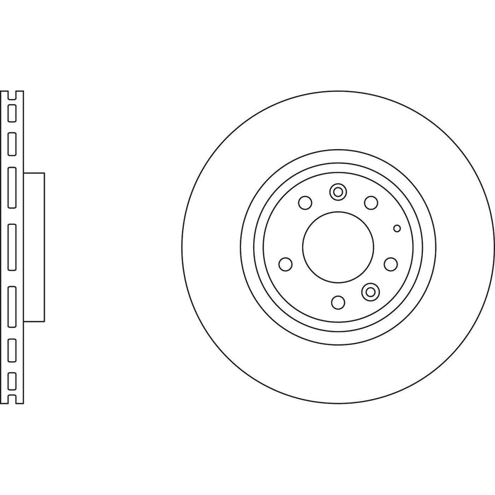 Apec Brake Disc Front Fits Mazda Rx8 Apec  - Town Parts