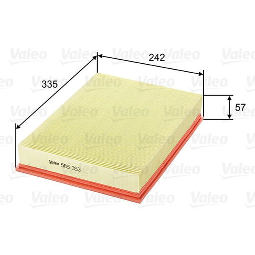Valeo Engine Air Filter 585353