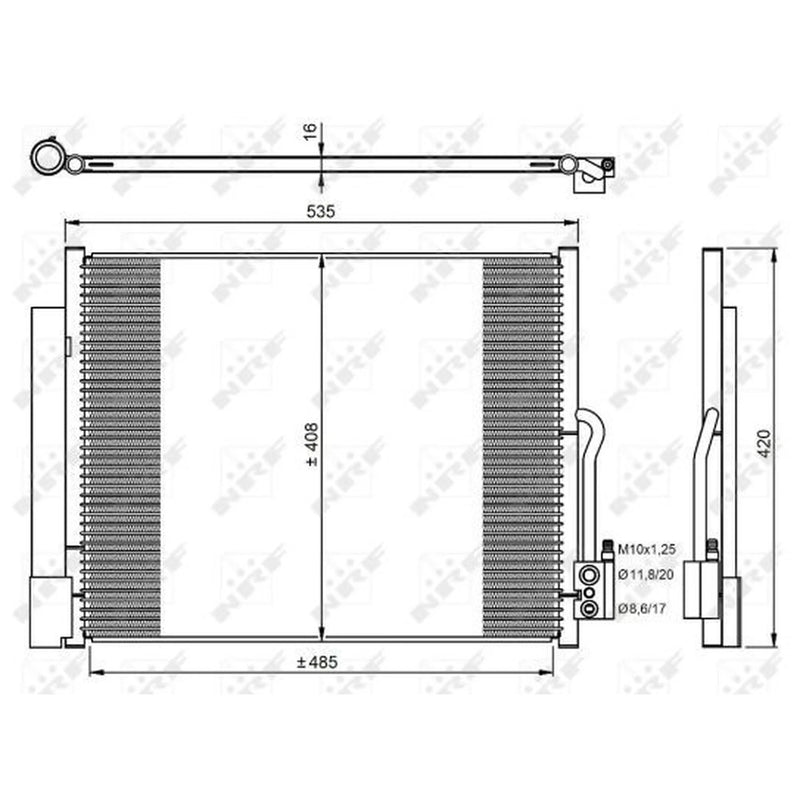 NRF Air Conditioning Condenser 350053