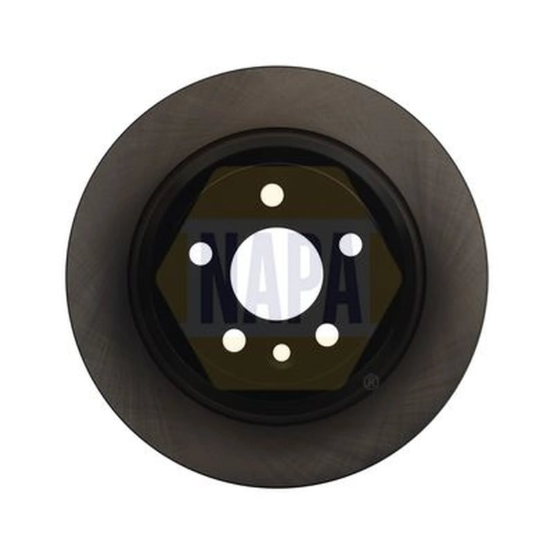NAPA 2 x Solid Rear Brake Discs NBD5650
