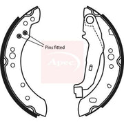 Apec Brake Shoe Set Axle Kit SHU786