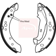 Apec Brake Shoe Set Axle Kit SHU786