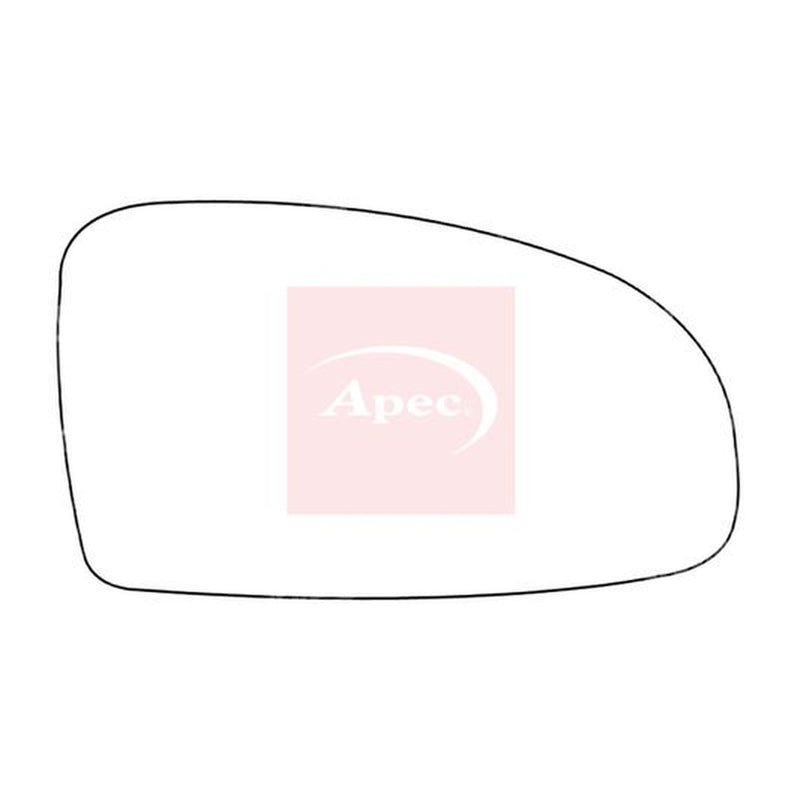 Apec Exterior Wing Mirror Glass Right AMS2686