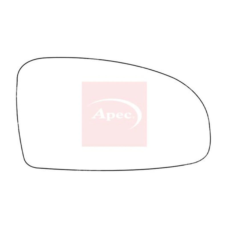 Apec Exterior Wing Mirror Glass Right AMS2686