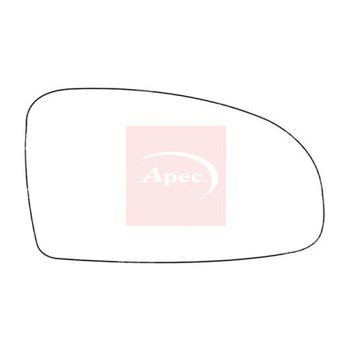 Apec Exterior Wing Mirror Glass Right AMS2686