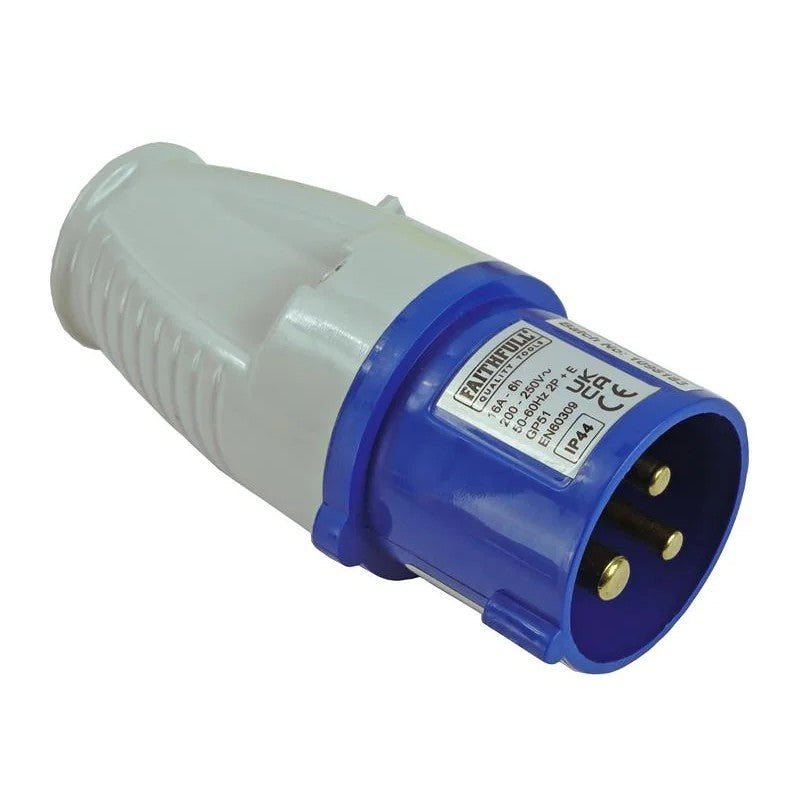 Faithfull Power Plus Blue Replacement Plug 16A - GP51