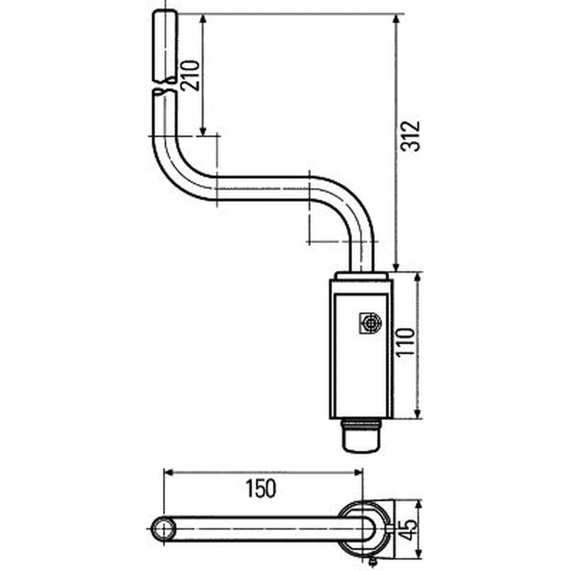 Hella Exterior Mirror Holder Left 8HG 561 107-171