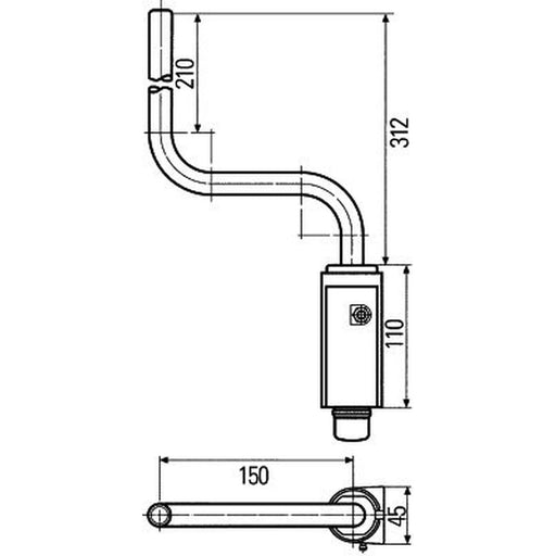 Hella Exterior Mirror Holder Left 8HG 561 107-171