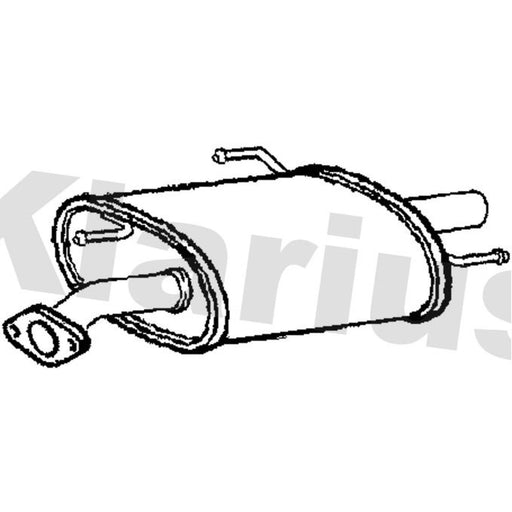 Klarius Box With Tail Pipe Rear TY678P
