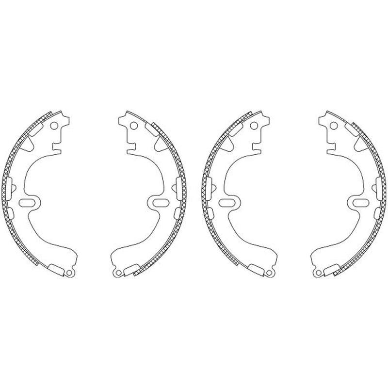Mintex Brake Shoe Set Axle Kit MSK192