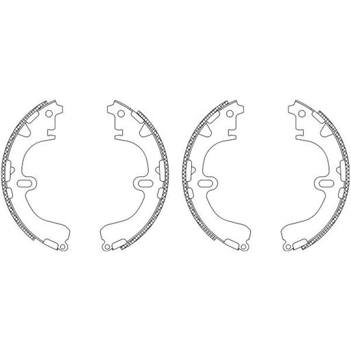 Mintex Brake Shoe Set Axle Kit MSK192